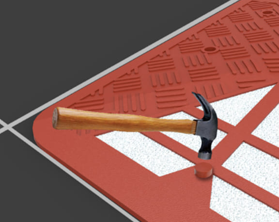 Pose coussin berlinois étape 7